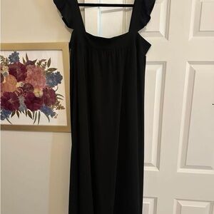 Black Maxi Nap Dress